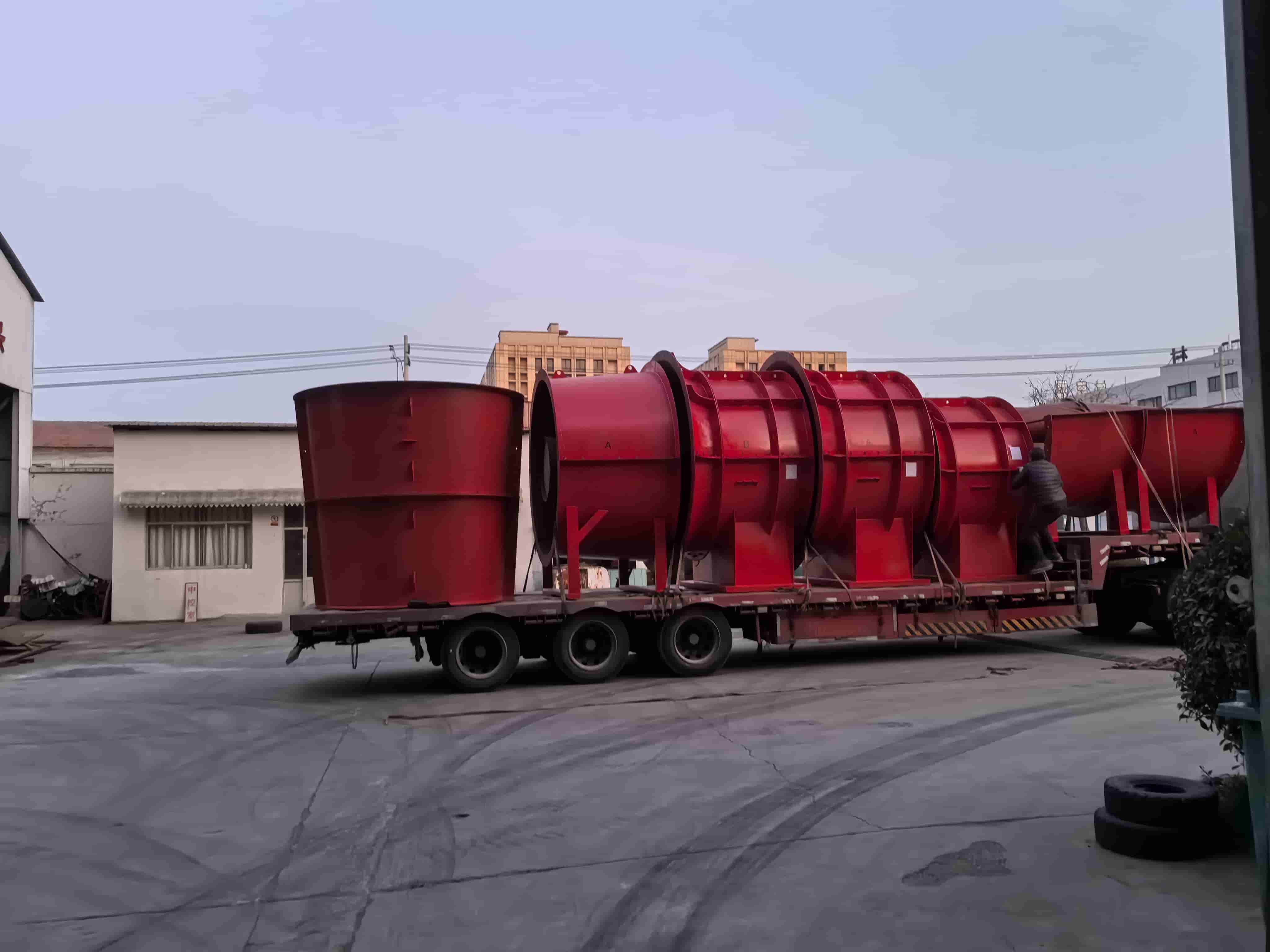 FBC Series Mine Axial Flow Ventilation Fan Loading & Shipment Case Study