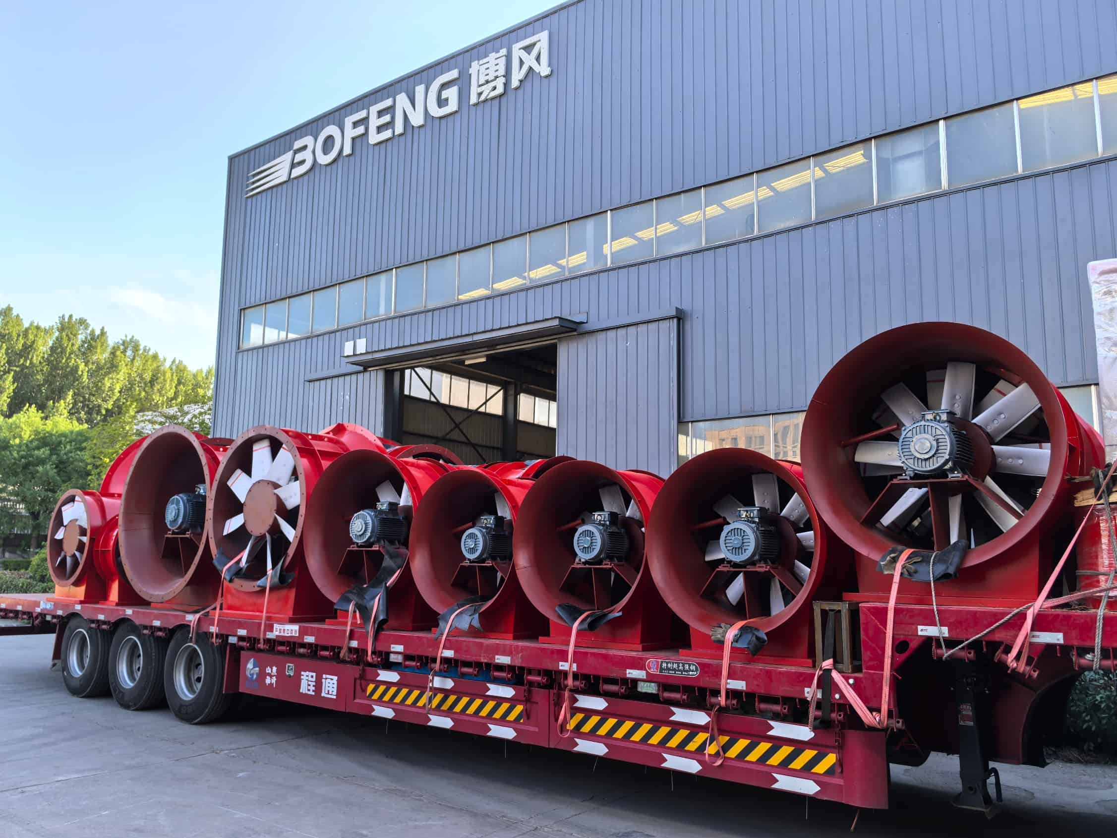 FKZ Series Mine Axial Flow Fan Bulk Loading & Delivery Case