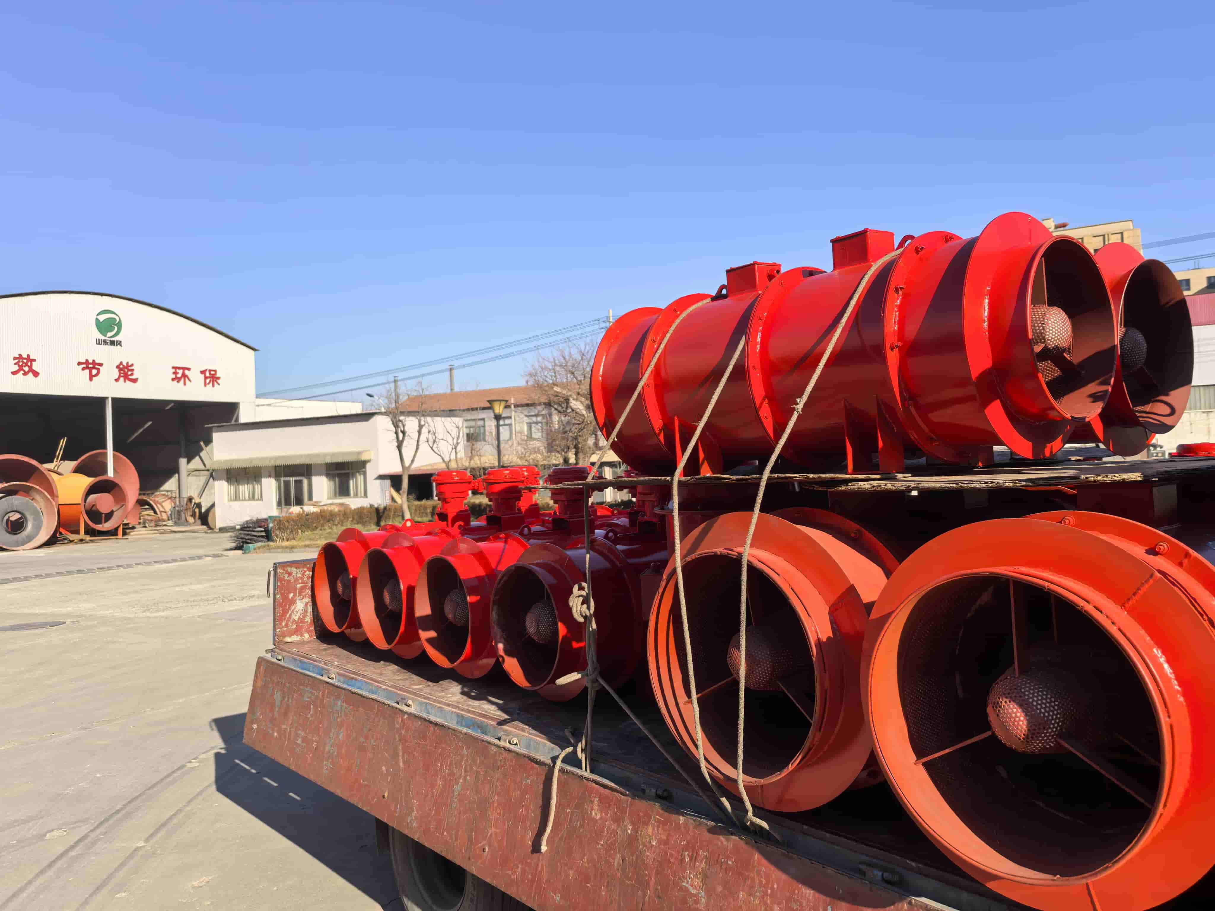 FBCD Series Explosion-Proof Counter-Rotating Axial Auxiliary Fan Bulk Delivery