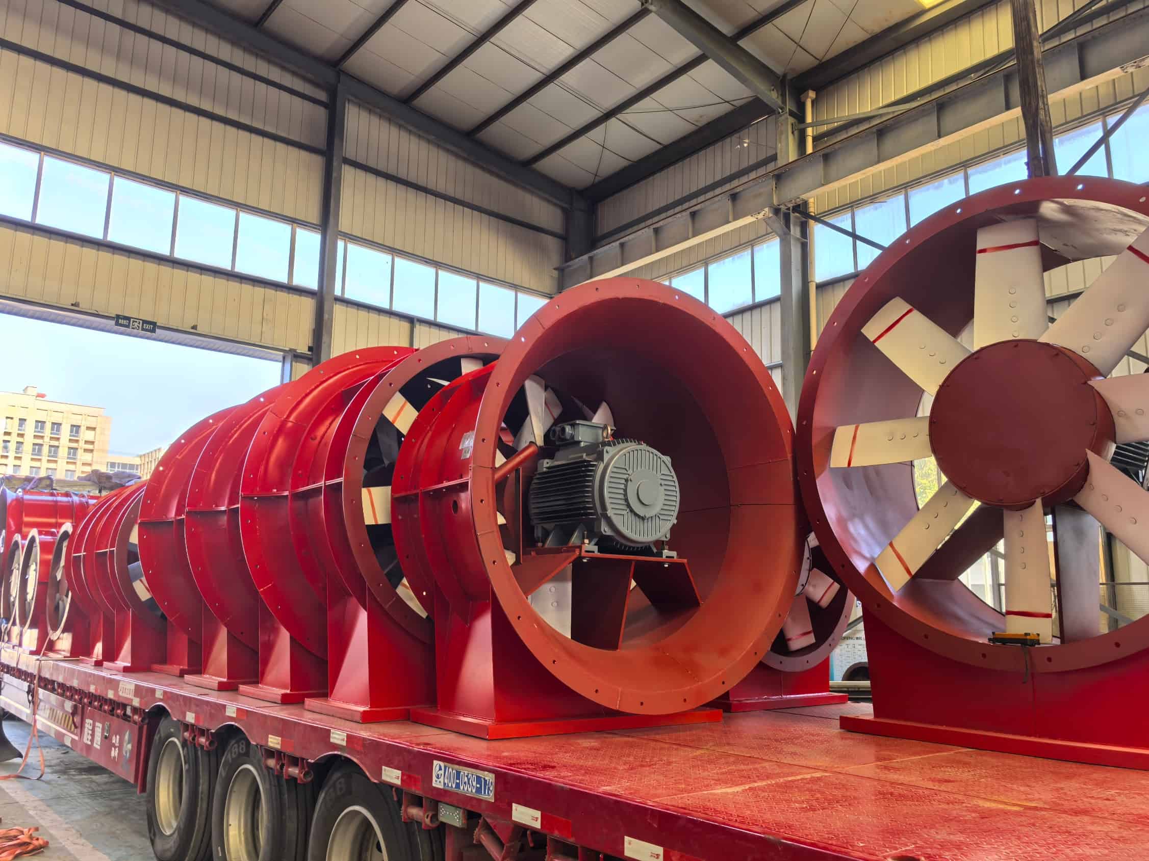FKZ Series Mine Axial Flow Fan Bulk Loading & Delivery Case