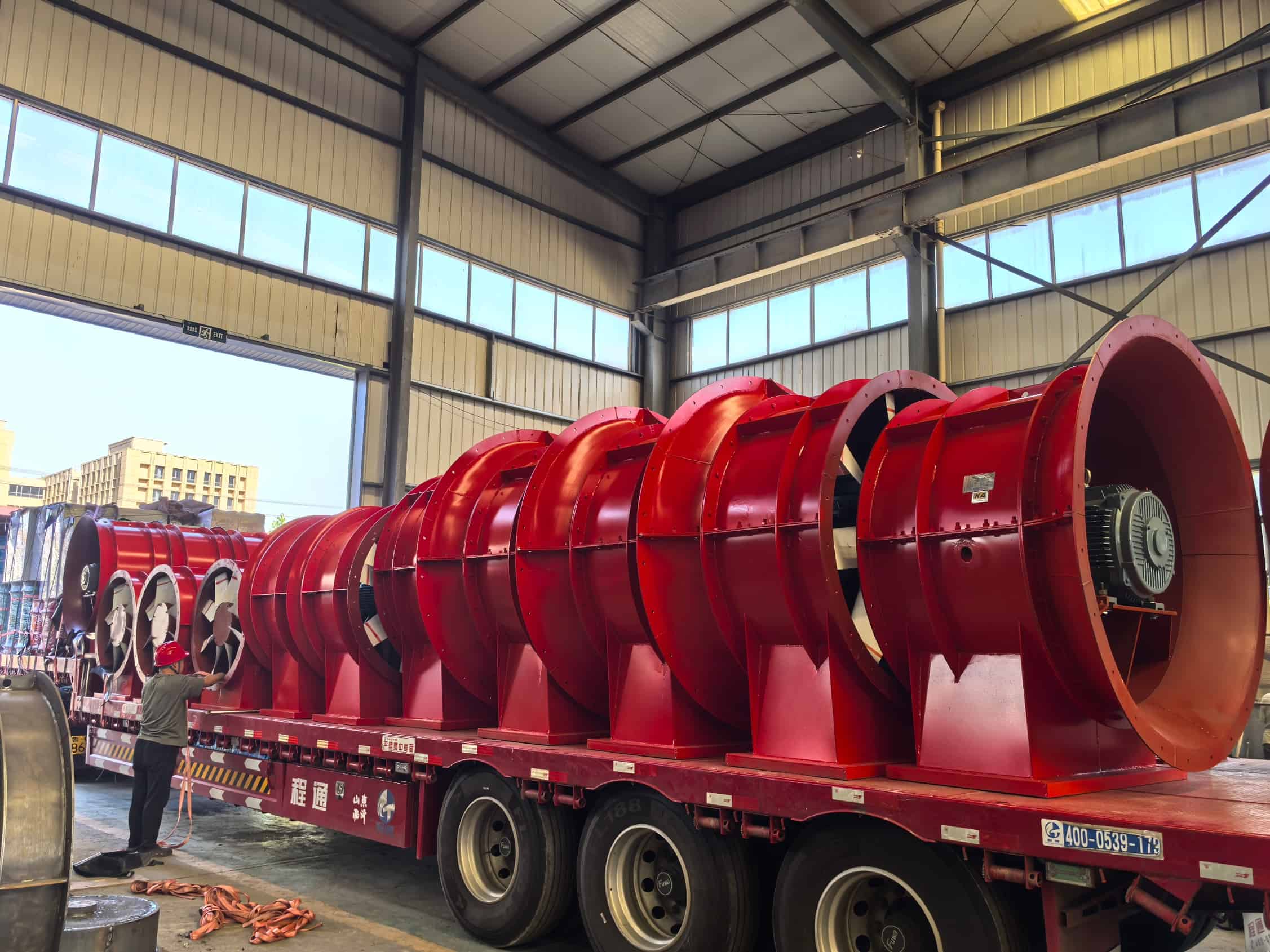 FKZ Series Mine Axial Flow Fan Bulk Loading & Delivery Case