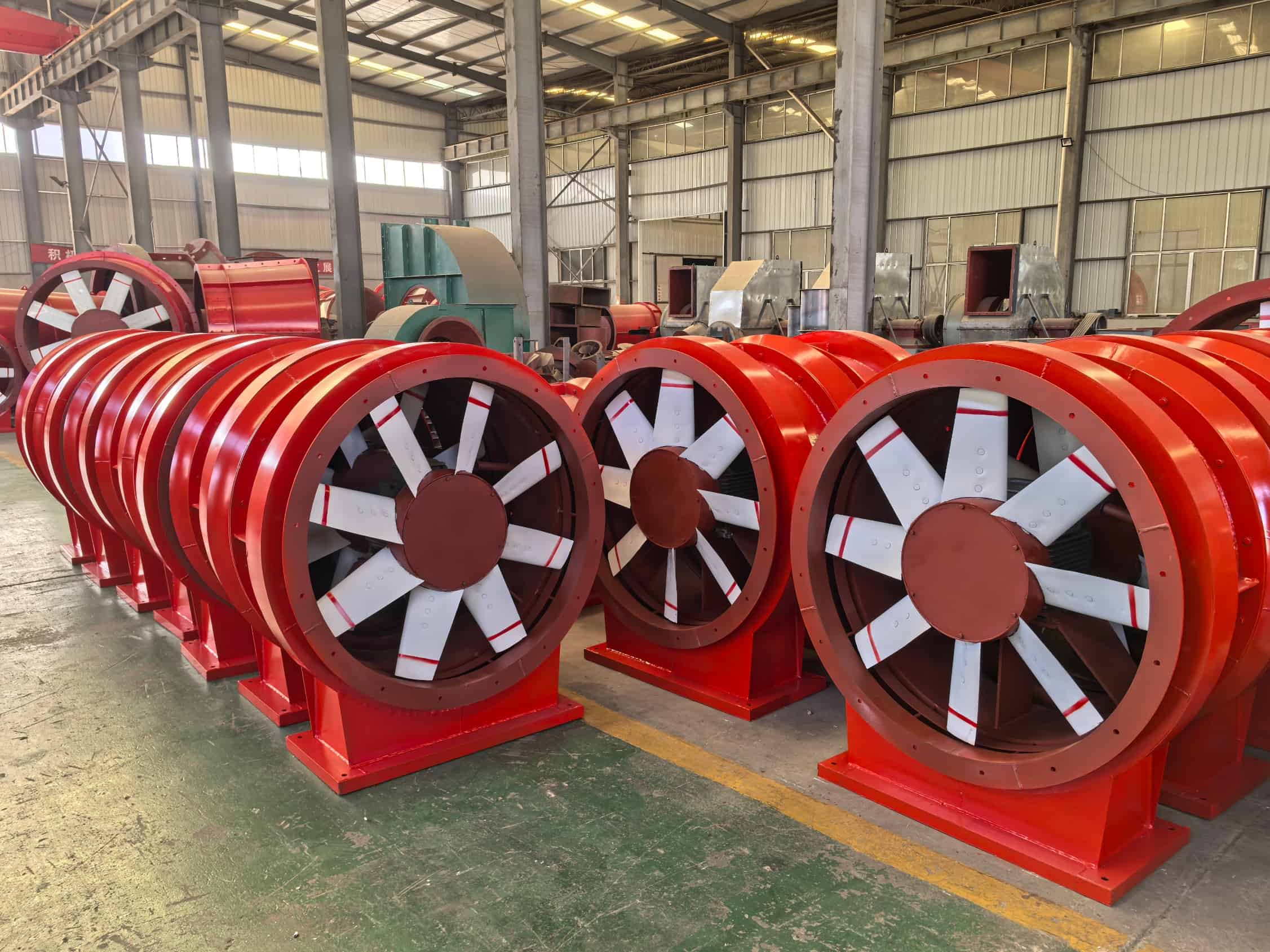 FKZ Series Mine Axial Flow Fan Bulk Loading & Delivery Case