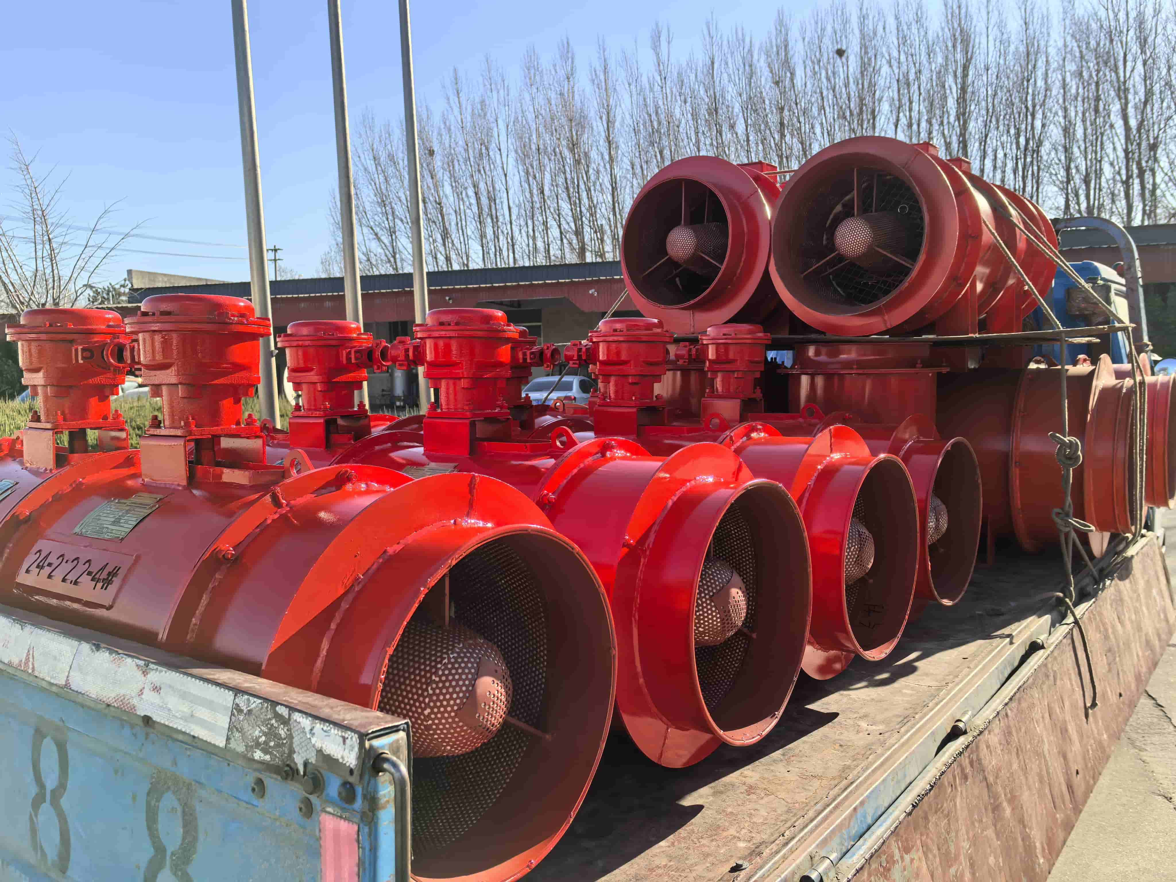 FBCD Series Explosion-Proof Counter-Rotating Axial Auxiliary Fan Bulk Delivery
