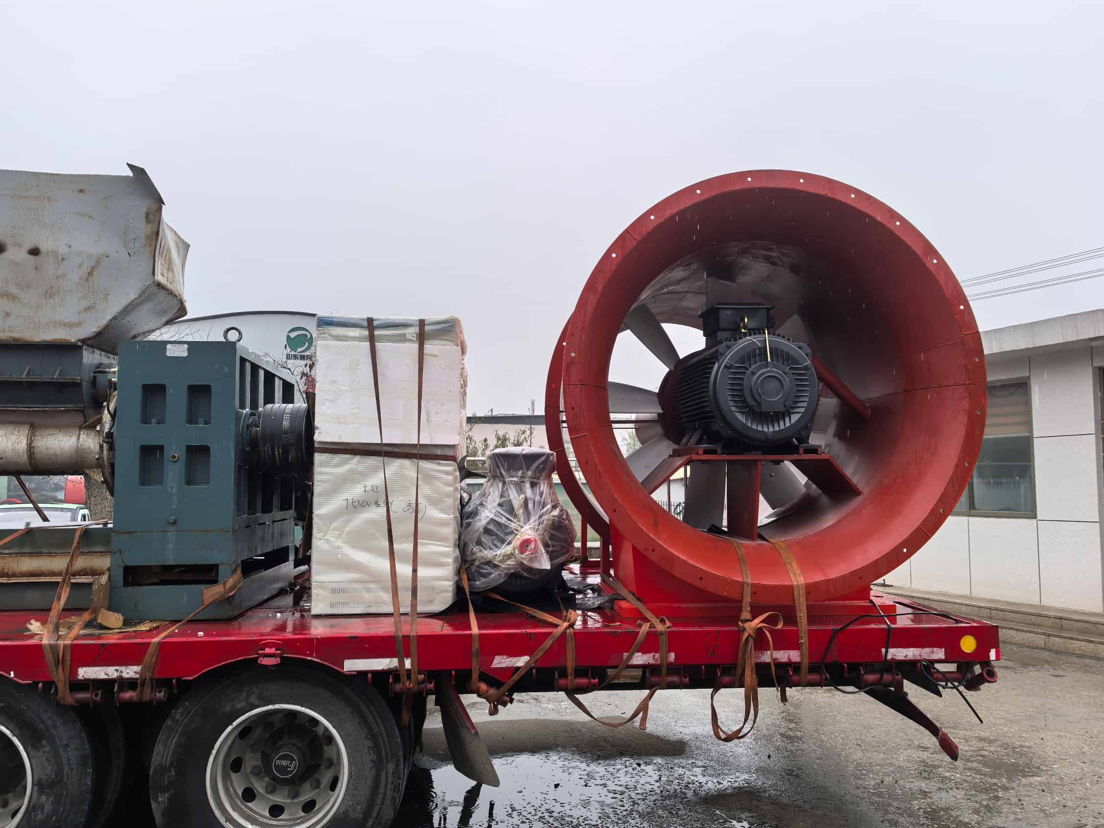 FKZ Series Mine Axial Flow Ventilation Fan Full-Truck Shipment Case