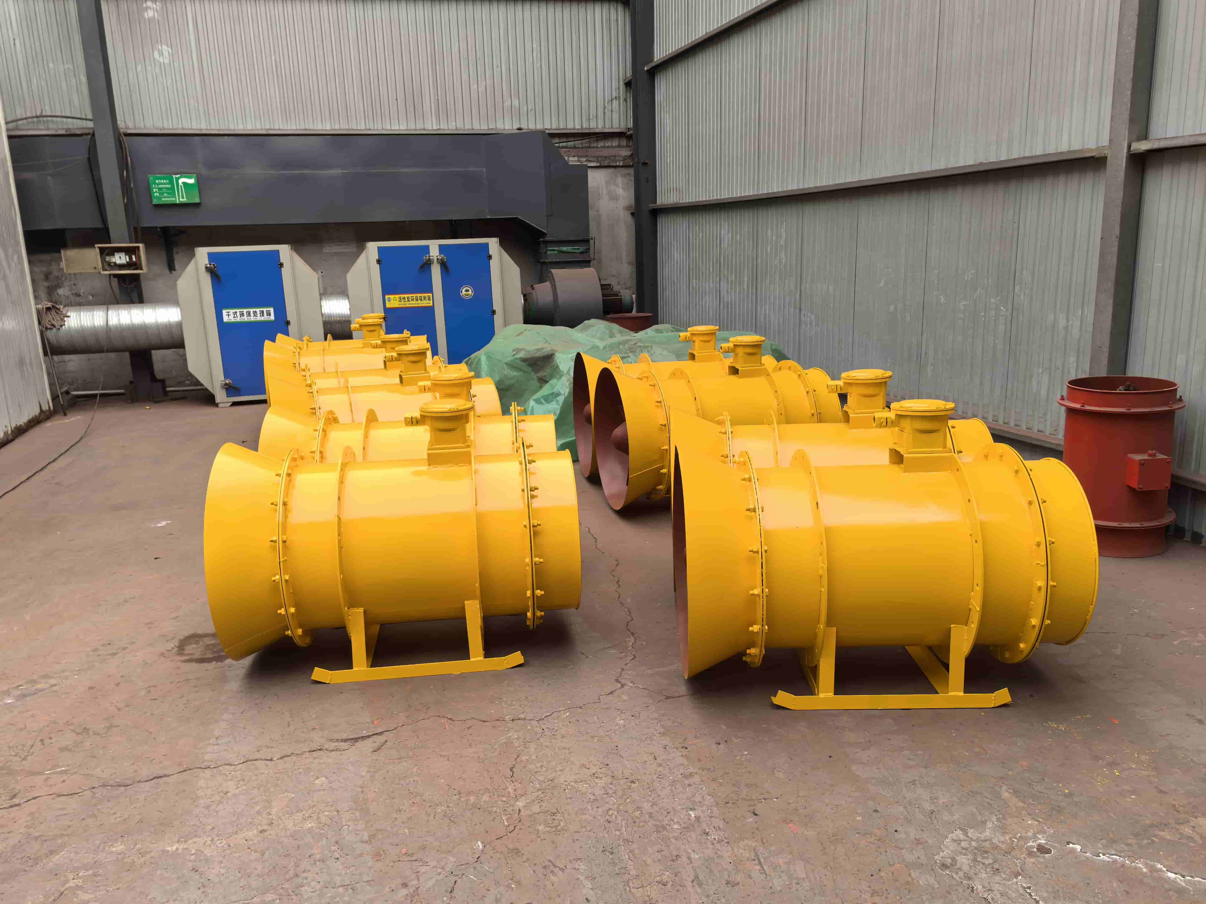 FB Series Flameproof Axial Mine Auxiliary Fan Production Completion Case