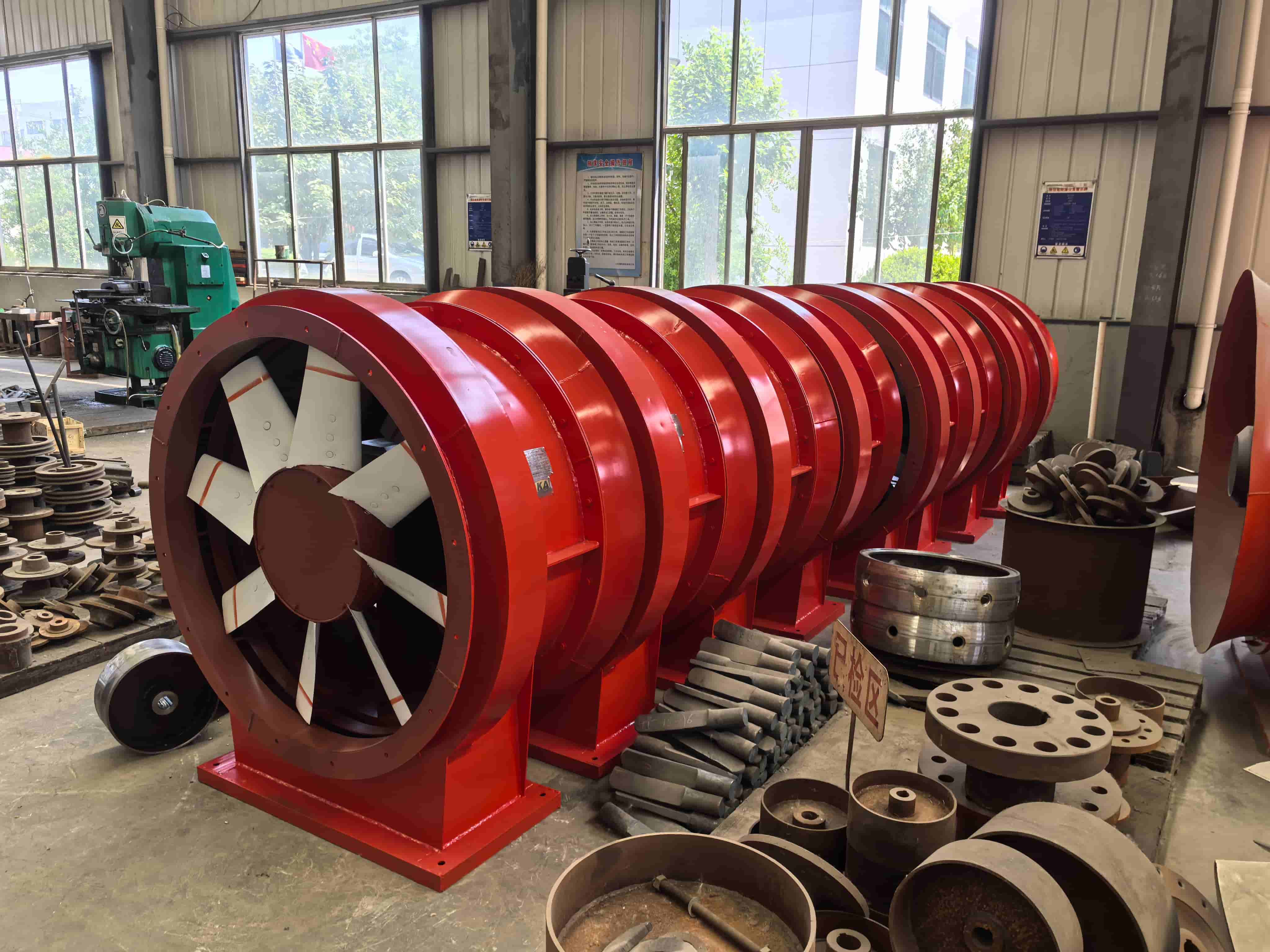 FKZ Series Mine Axial Flow Fan Shipment Case